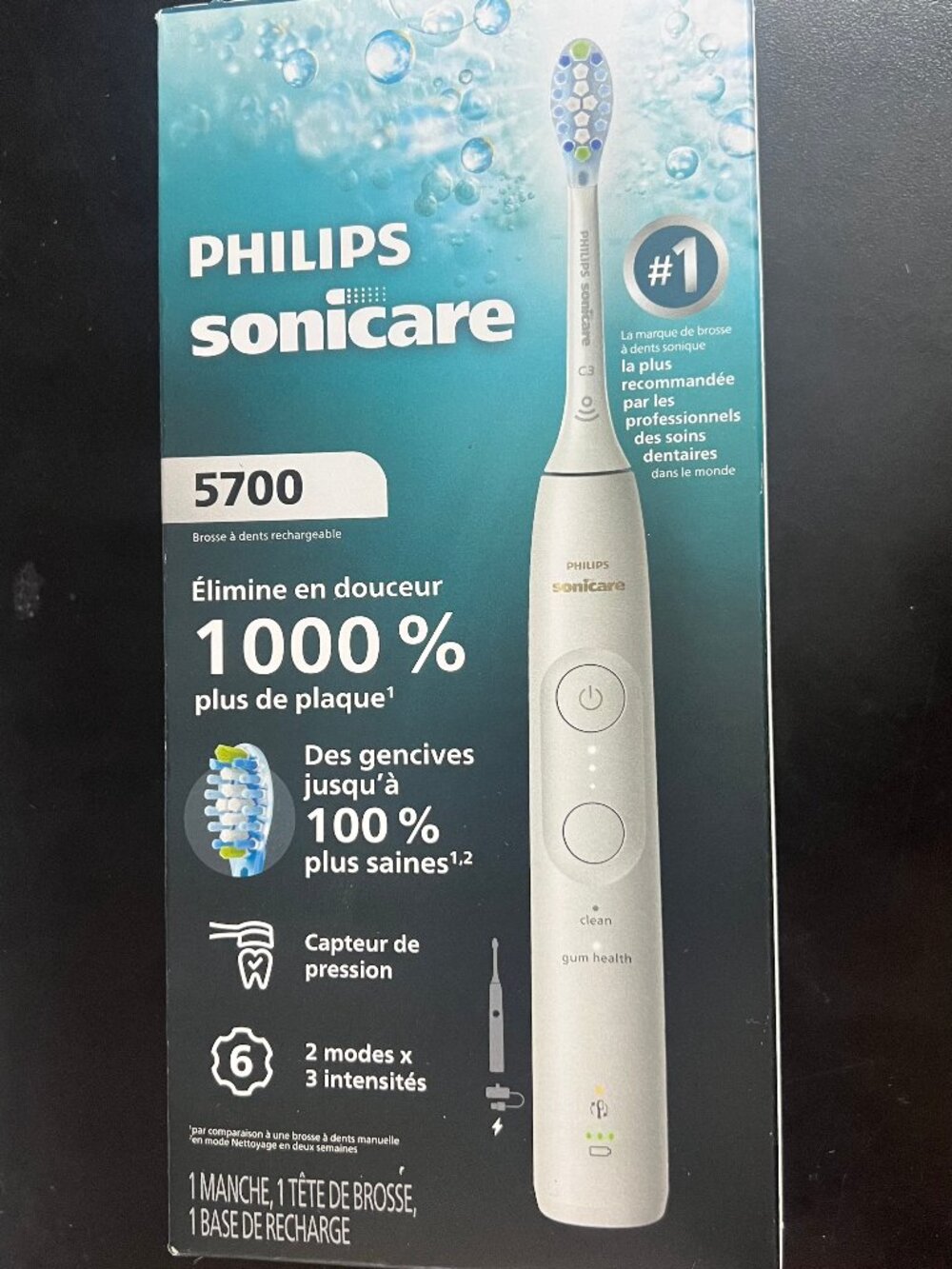 Philips Sonicare 5700 Rechargeable Electric Toothbrush - White